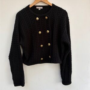 J Crew Double Breasted Sweater Jacket